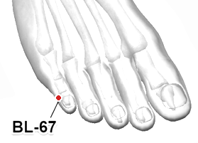 Location of BL-67 (Zhiyin)